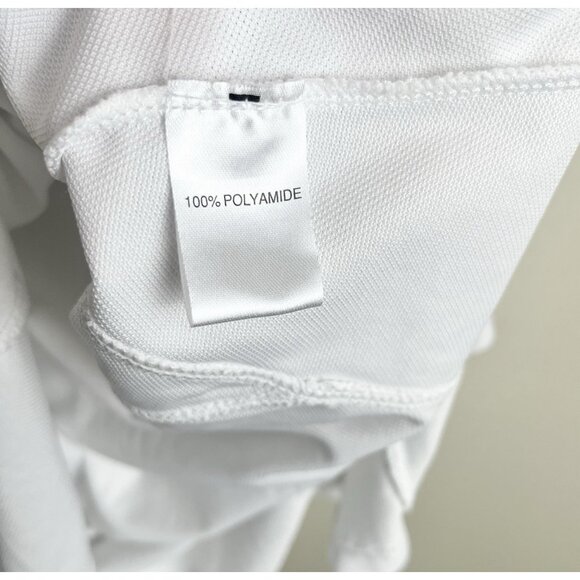 L'Etoile Sport Mesh Zip Performance Mini Dress Women's Small White Preppy Tennis - Picture 3 of 8